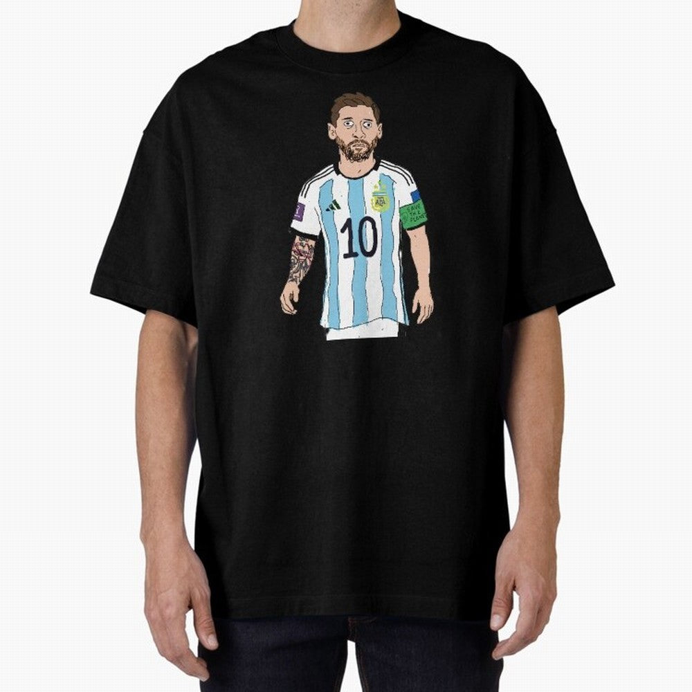 Badly Drawn Messi Classic T-Shirt Bring Global Football Passion for FIFA World Cup 2026, Featuring CR7, Brazil, Goal Celebration Energy, Supporter Heritage, Football Icons and Worldwide Tournament Joy; Made for Die Hard Supporters, Soccer Lovers,