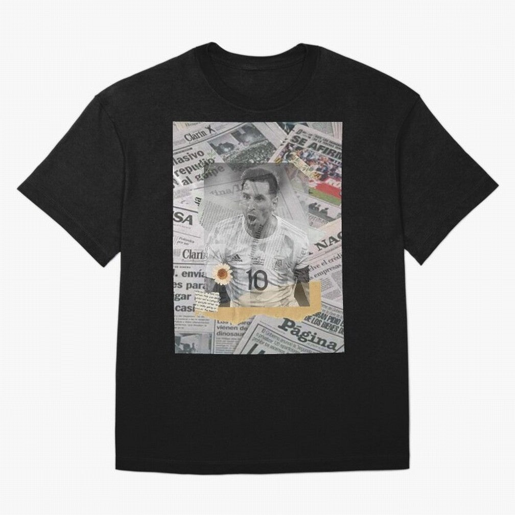 Lionel Messi The Greatest Oversized T-Shirt Honor Football Greatness during FIFA World Cup 2026 Group Stage for Fans of Messi, CR7 and Mbappe and Portugal, Bringing Vintage Soccer Flavor, Modern Football Stars, National Flags and Final Night