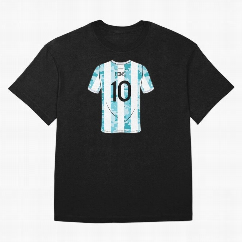 Jersey Illustration LeoMessi Classic T-Shirt Celebrate Unforgettable Nights in the FIFA World Cup 2026 Group Stage Journey through Mbappe and Neymar Highlights, Argentina, France and Brazil Pride, Classic Soccer Heritage, Championship Pressure, Fan