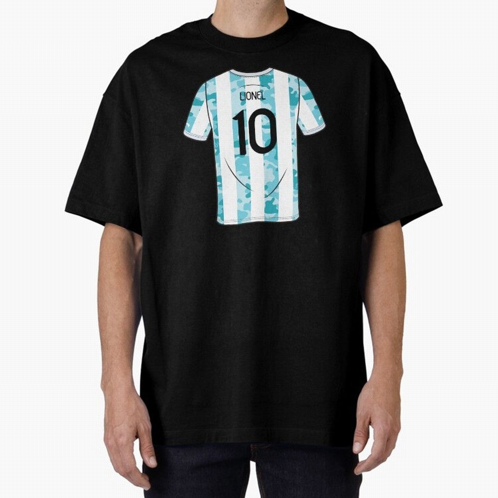 Jersey Illustration LeoMessi Classic T-Shirt Celebrate Unforgettable Nights in the FIFA World Cup 2026 Group Stage Journey through Mbappe and Neymar Highlights, Argentina, France and Brazil Pride, Classic Soccer Heritage, Championship Pressure, Fan