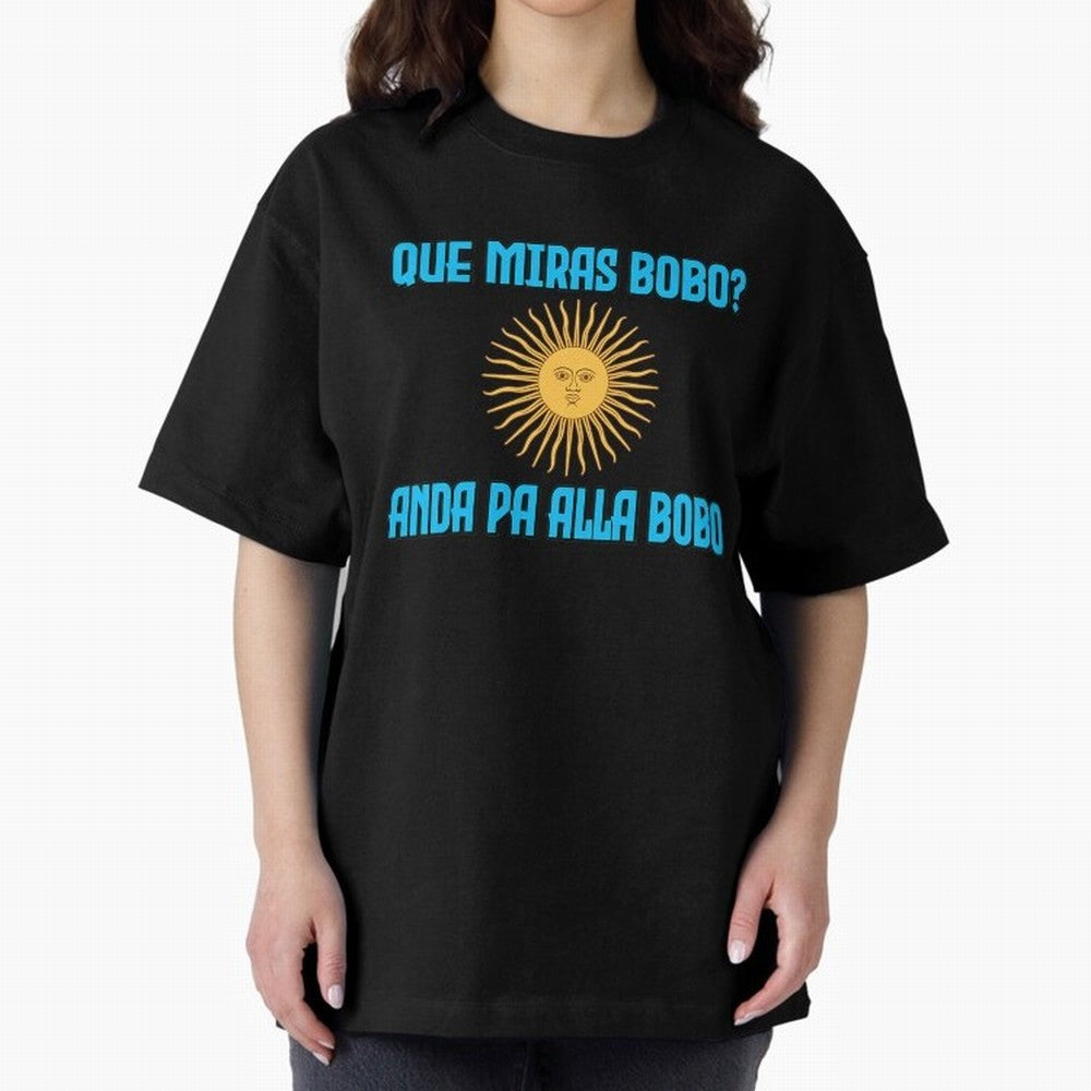 Que Miras Bobo Messi Argentina Flag Classic T-Shirt Celebrate Soccer Greatness during the FIFA World Cup 2026 Group Stage Journey through Neymar Highlights, England and Germany Pride, Stadium Memories, Football Loyalty, International Chants and