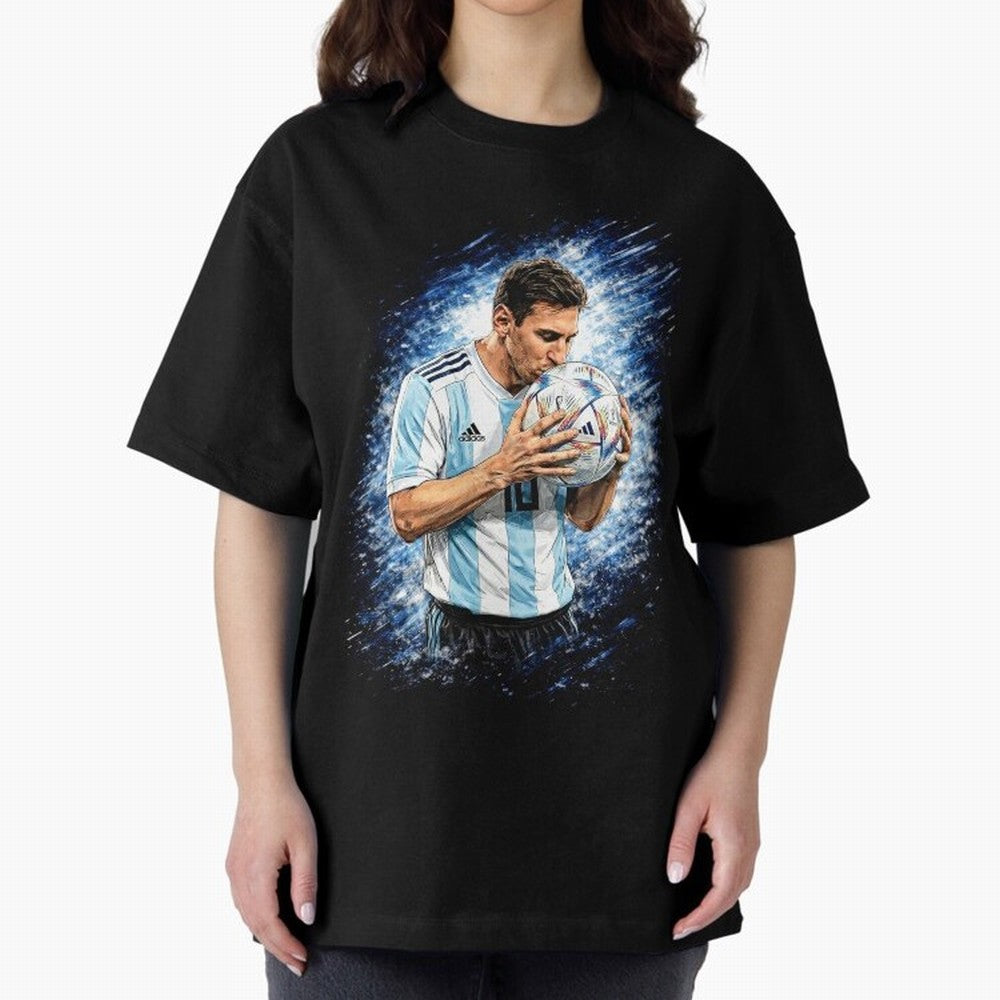 Messi Football Legend Pride Classic T-Shirt Honor Football Greatness during Match Day Hype around FIFA World Cup 2026, CR7 and Messi, Portugal, Vintage Soccer Flavor, Modern Football Stars, National Flags and Final Night Emotion; Ideal for Football