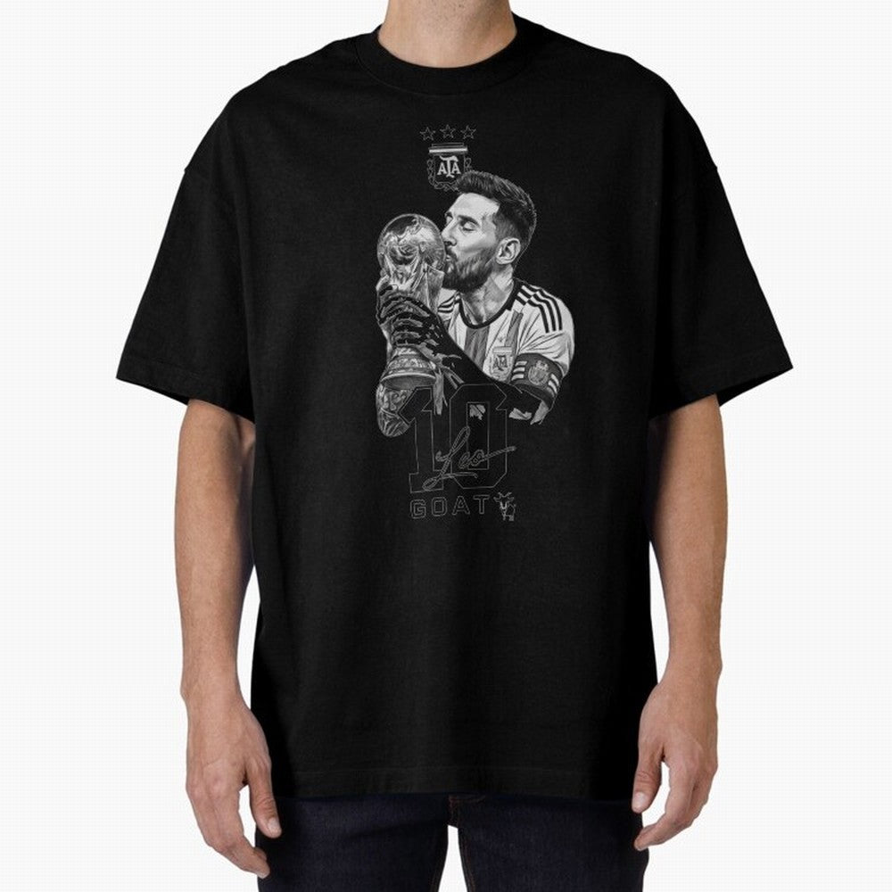 Messi GOAT World Cup Champion Classic T-Shirt Elevate Global Football Passion for FIFA World Cup 2026 USA Canada Mexico, with Mbappe, France and Portugal, Classic Soccer Heritage, Championship Pressure, Fan Loyalty and International Pride; Ideal