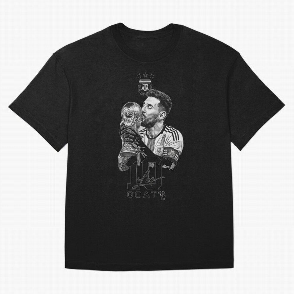 Messi GOAT World Cup Champion Classic T-Shirt Elevate Global Football Passion for FIFA World Cup 2026 USA Canada Mexico, with Mbappe, France and Portugal, Classic Soccer Heritage, Championship Pressure, Fan Loyalty and International Pride; Ideal