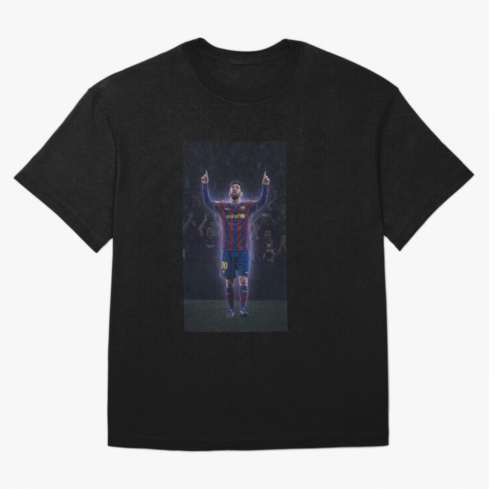 Lionel Messi Classic T-Shirt Celebrate Unforgettable Nights in Global Football Passion for FIFA World Cup 2026 Group Stage, Built around Mbappe and Neymar, Portugal, Supporter Pride, Iconic Celebrations, Legendary Names and Global Match Day Energy;