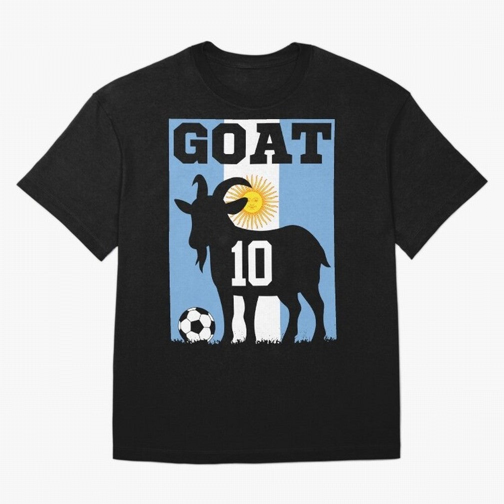 Argentina World Cup 2026 The Goat 10 Oversized T-Shirt Make Every Kick Count in Match Day Hype around FIFA World Cup 2026 Group Stage, Haaland and Mbappe, Brazil, Soccer Culture, Superstar Moments, National Team Dreams and Competitive Fire; Perfect