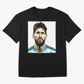 Lionel Messi Oversized T-Shirt Join the Countdown to the FIFA World Cup 2026 Journey through Mbappe and Neymar Highlights, France and Portugal Pride, Sports Nostalgia, International Competition, Famous Players and Unforgettable Victories; Perfect