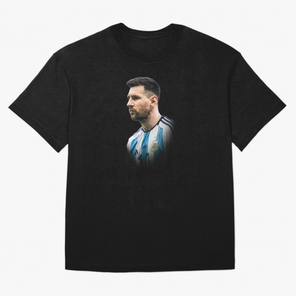 Lionel Messi Oversized T-Shirt Join Match Day Hype around FIFA World Cup 2026, Cristiano Ronaldo, Haaland and CR7, England, Retro Football Energy, Iconic Rivalries, Trophy Chase Drama and Stadium Atmosphere; Great for Watch Parties, Sports Bars,
