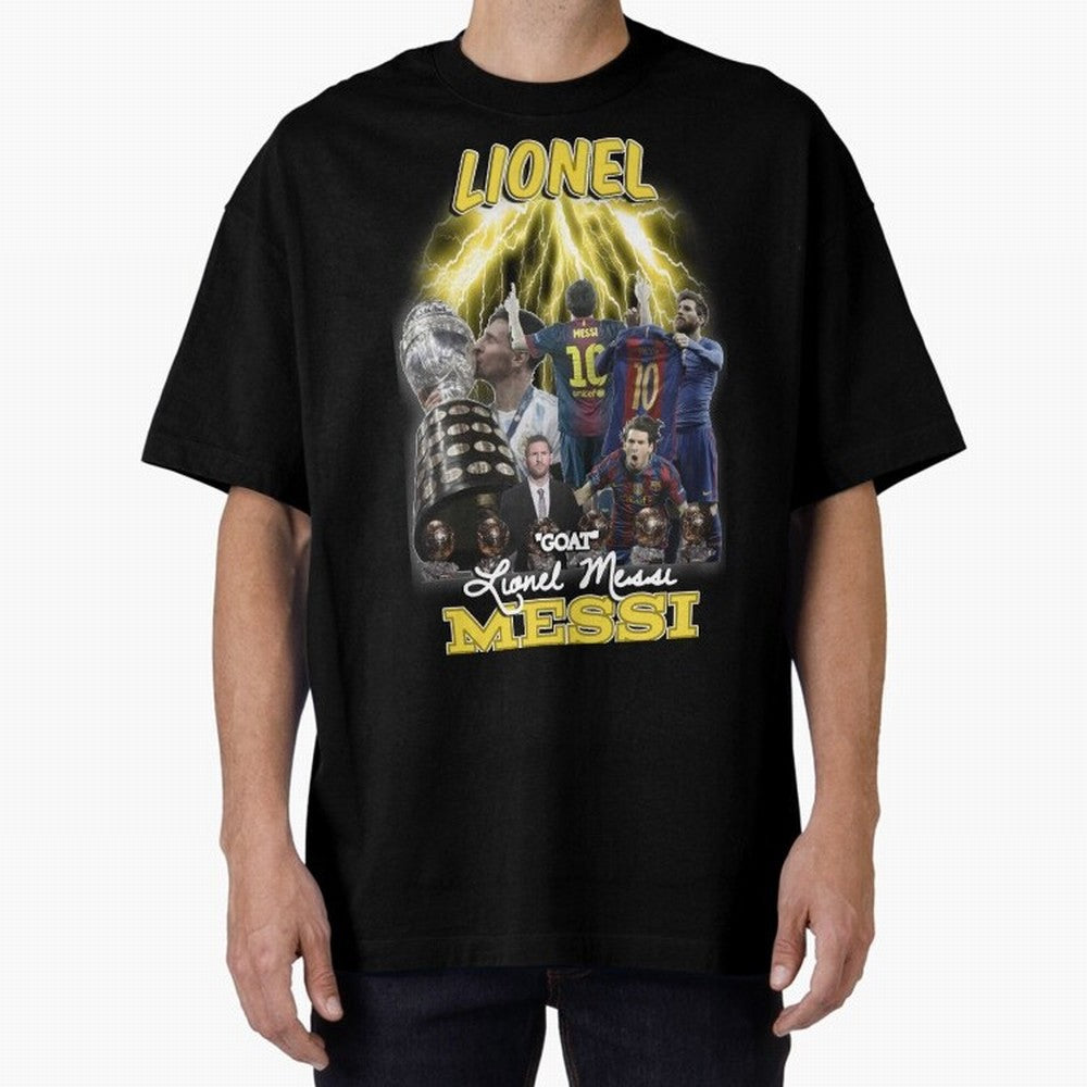 Lionel Messi: Barcelona & Argentina Classic T-Shirt Bring Match Day Fire to Global Football Passion for FIFA World Cup 2026 USA Canada Mexico, Connected to Neymar, Haaland and Cristiano Ronaldo, Spain, Football History, Final Match Energy, Crowd