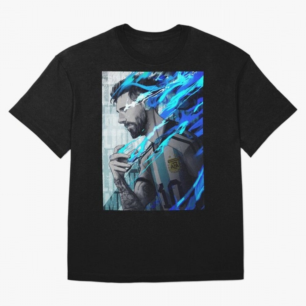 LIONEL MESSI NEW GOAL CELEBRATION ILLUSTRATION 2023 2024 Oversized T-Shirt Make the Season About the FIFA World Cup 2026 USA Canada Mexico Journey through Neymar Highlights, Spain Pride, Stadium Memories, Football Loyalty, International Chants and