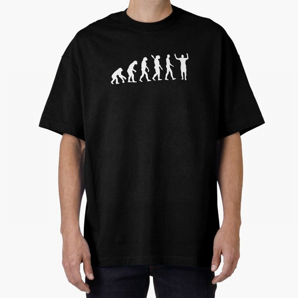 Messi Mankind Evolution Oversized T-Shirt Celebrate Global Passion for FIFA World Cup 2026 for Fans of CR7 and Messi and Portugal, Spain and Germany, Bringing Sports Nostalgia, International Competition, Famous Players and Unforgettable Victories;