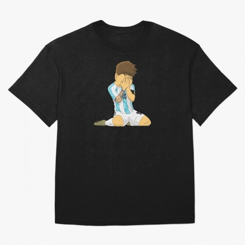 Messi Copa America Moment Oversized T-Shirt Celebrate Fan Culture around Global Football Passion for FIFA World Cup 2026 USA Canada Mexico, Built around Neymar, Argentina and Brazil, Football Passion, Legendary Performances, Festival Vibes and