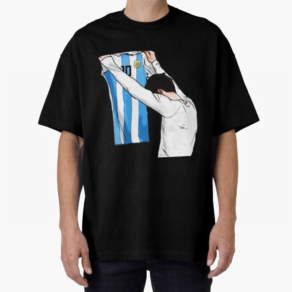 Lionel Messi holding his shirt, Argentina copa america| Perfect Gift For you and friends Classic T-Shirt Show Your Tournament Heart for FIFA World Cup 2026 USA Canada Mexico Celebrating Haaland and Mbappe, Germany Energy, Championship Spirit,