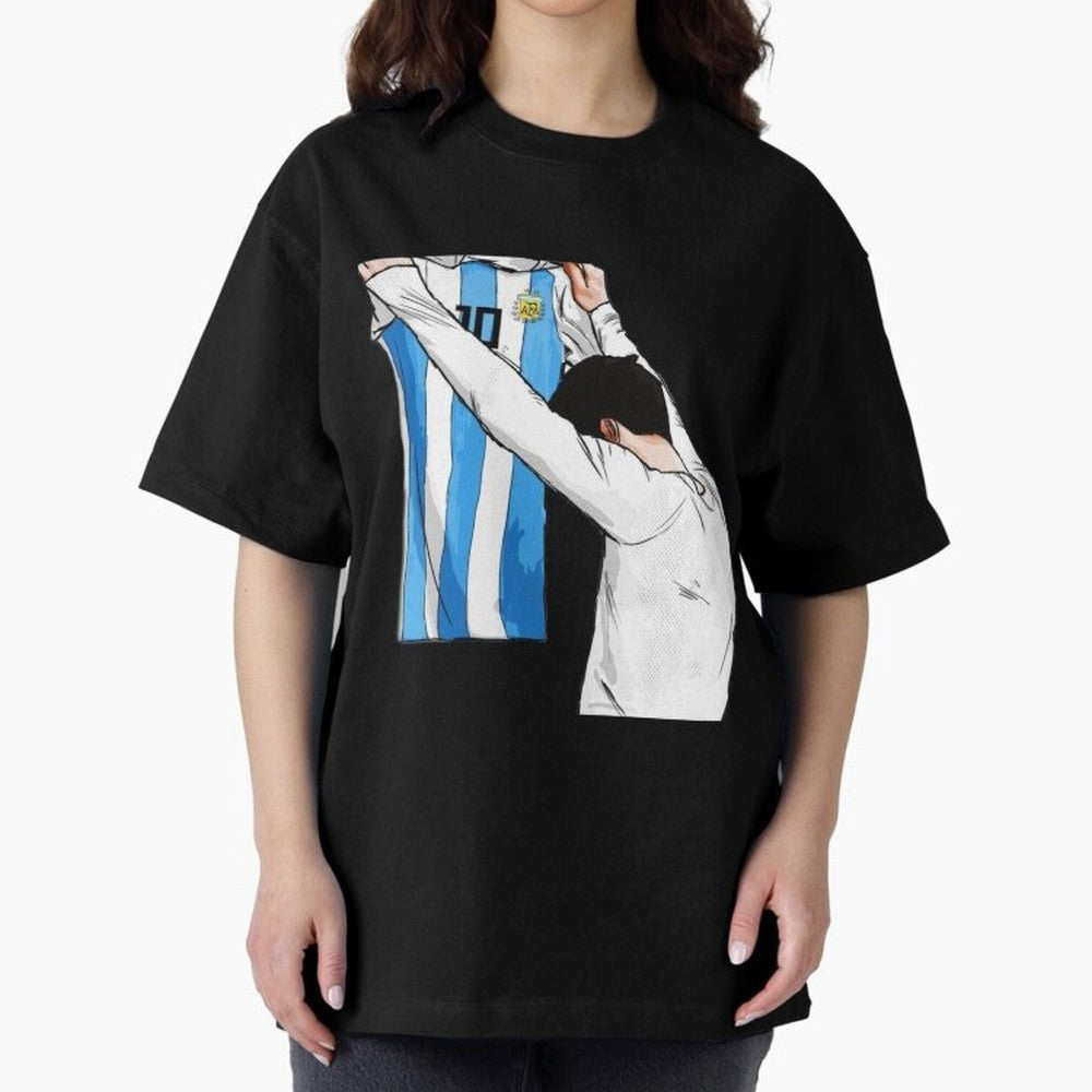 Lionel Messi holding his shirt, Argentina copa america| Perfect Gift For you and friends Classic T-Shirt Show Your Tournament Heart for FIFA World Cup 2026 USA Canada Mexico Celebrating Haaland and Mbappe, Germany Energy, Championship Spirit,