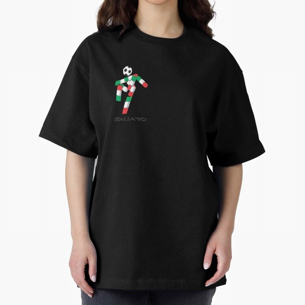 italia 90 footballer logo Classic T-Shirt Experience the FIFA World Cup 2026 Group Stage Journey through Mbappe and Neymar Highlights, England Pride, Worldwide Fan Energy, Dramatic Goals, Stadium Lights and Championship Celebrations; Ideal for