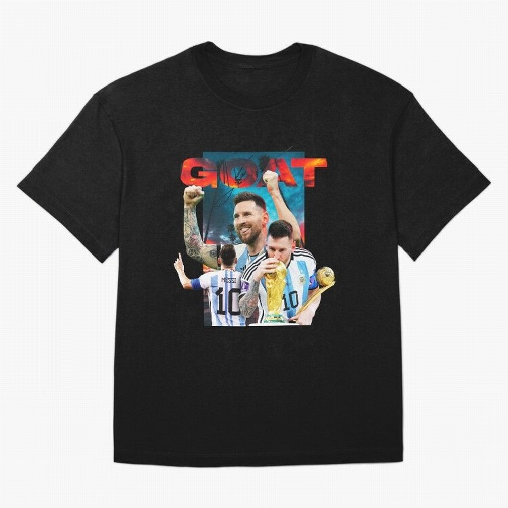 Messi GOAT Classic T-Shirt Follow the Road to Global Football Passion for FIFA World Cup 2026, with Haaland and Mbappe, England, France and Netherlands, Supporter Pride, Iconic Celebrations, Legendary Names and Global Match Day Energy; Ideal for