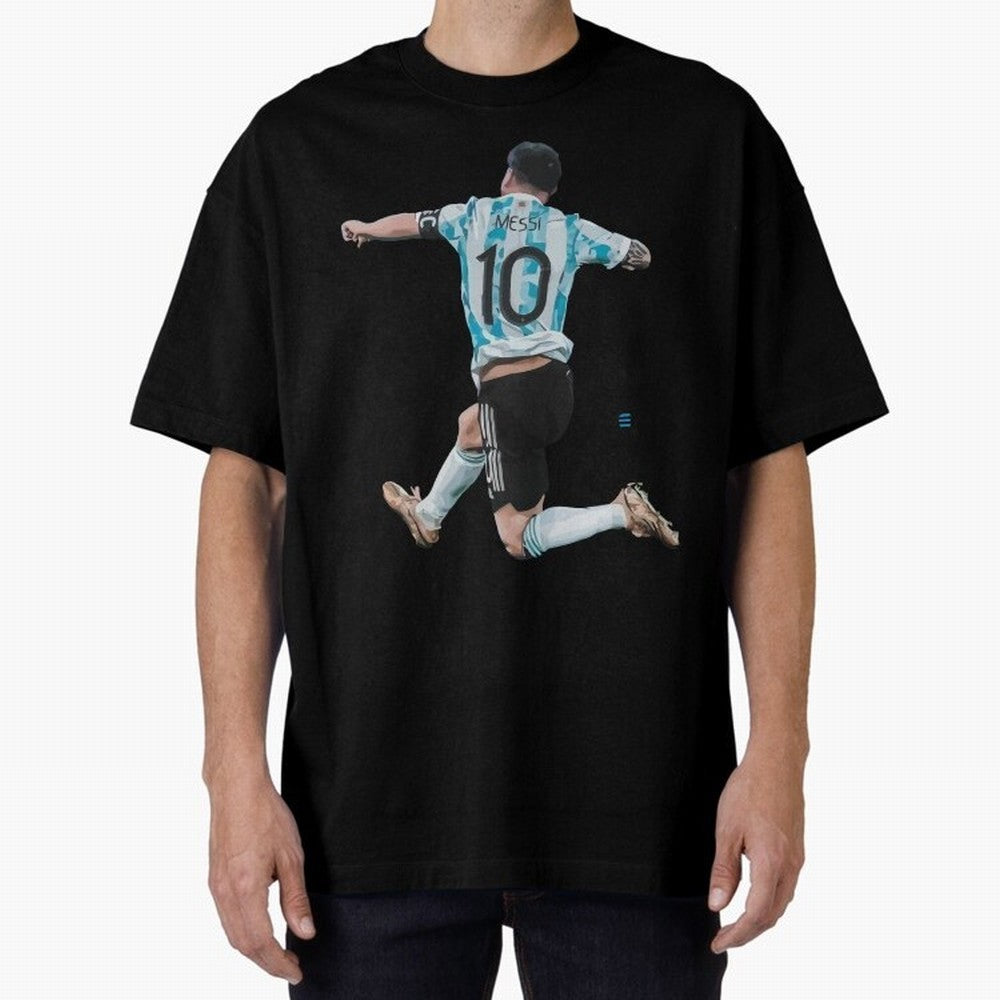 Messi 10 The Goat Oversized T-Shirt Celebrate the Stars of FIFA World Cup 2026 Group Stage Spirit, Driven by Netherlands, CR7, Tournament Hype, Historic Matchups, Family Viewing Parties and Global Sports Pride; Great for Supporters Who Love