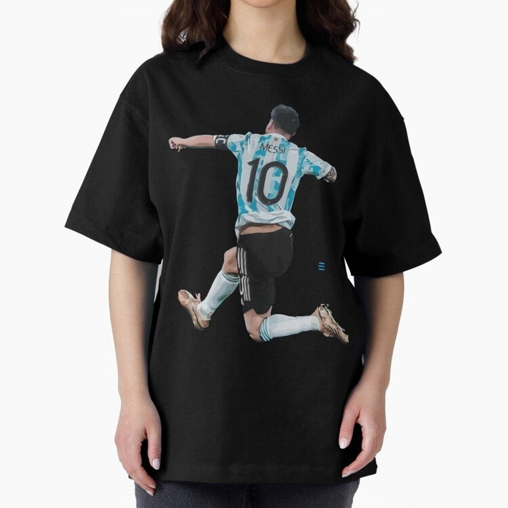 Messi 10 The Goat Oversized T-Shirt Celebrate the Stars of FIFA World Cup 2026 Group Stage Spirit, Driven by Netherlands, CR7, Tournament Hype, Historic Matchups, Family Viewing Parties and Global Sports Pride; Great for Supporters Who Love