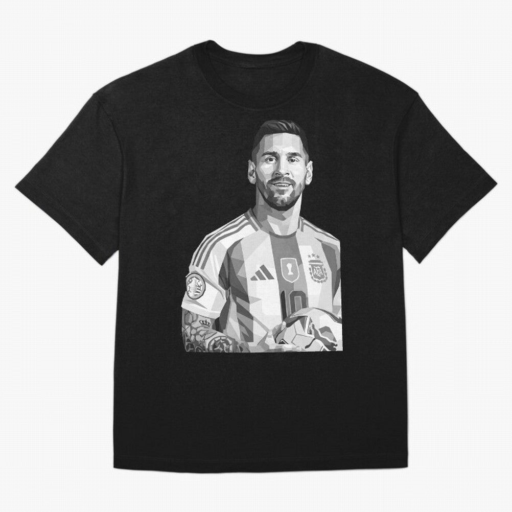 Messi grayscale Classic T-Shirt Support Iconic Players in FIFA World Cup 2026 Spirit, Capturing Argentina, Messi, Stadium Chants, National Pride, Trophy Dreams and Unforgettable Football Memories; Ideal for Fans Who Follow Messi, Cristiano Ronaldo,