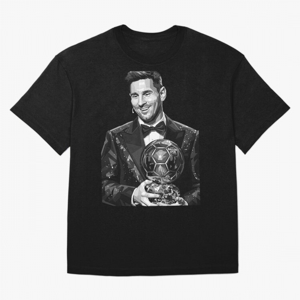 Messi grayscale Oversized T-Shirt Follow the Final Road of the FIFA World Cup 2026 Group Stage Journey through Mbappe and Neymar Highlights, England Pride, Classic Soccer Heritage, Championship Pressure, Fan Loyalty and International Pride; Ideal