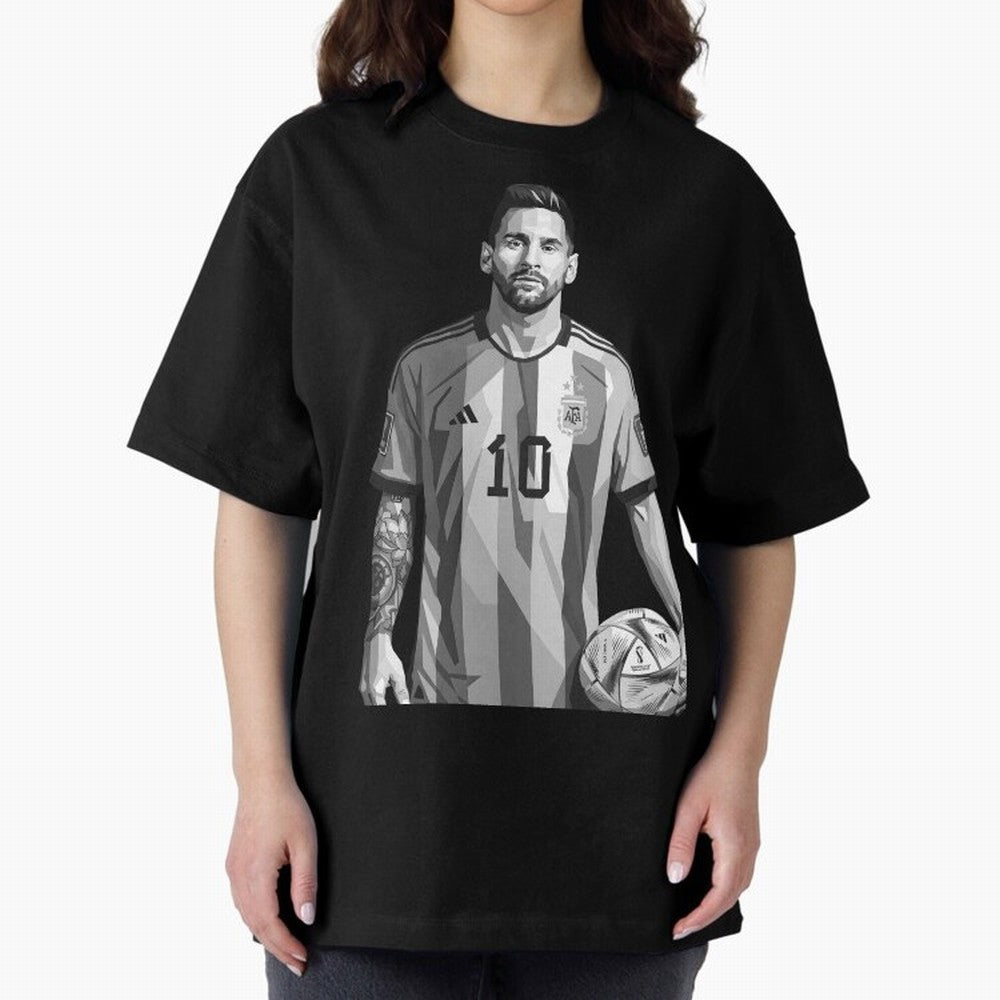 Messi grayscale Classic T-Shirt Celebrate Fan Favorites in FIFA World Cup 2026 Highlighting Messi, Neymar and Mbappe, Portugal, Spain and Germany Energy, Match Day Excitement, Supporter Culture, Golden Goals and Global Football Passion; Built for