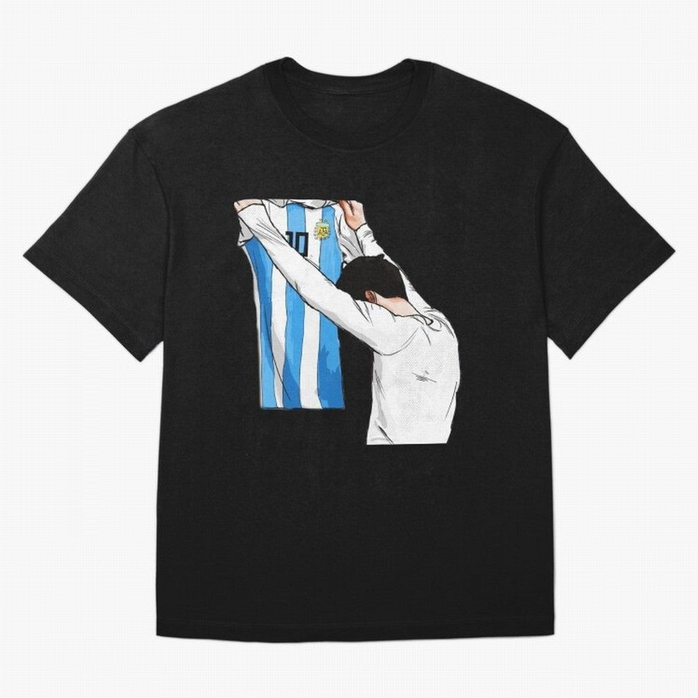 Lionel Messi holding his shirt, Argentina copa america| Perfect Gift For you and friends Classic T-Shirt Feel the Heartbeat of the FIFA World Cup 2026 Group Stage Journey through CR7 Highlights, Brazil, Portugal and Argentina Pride, Fan Favorite
