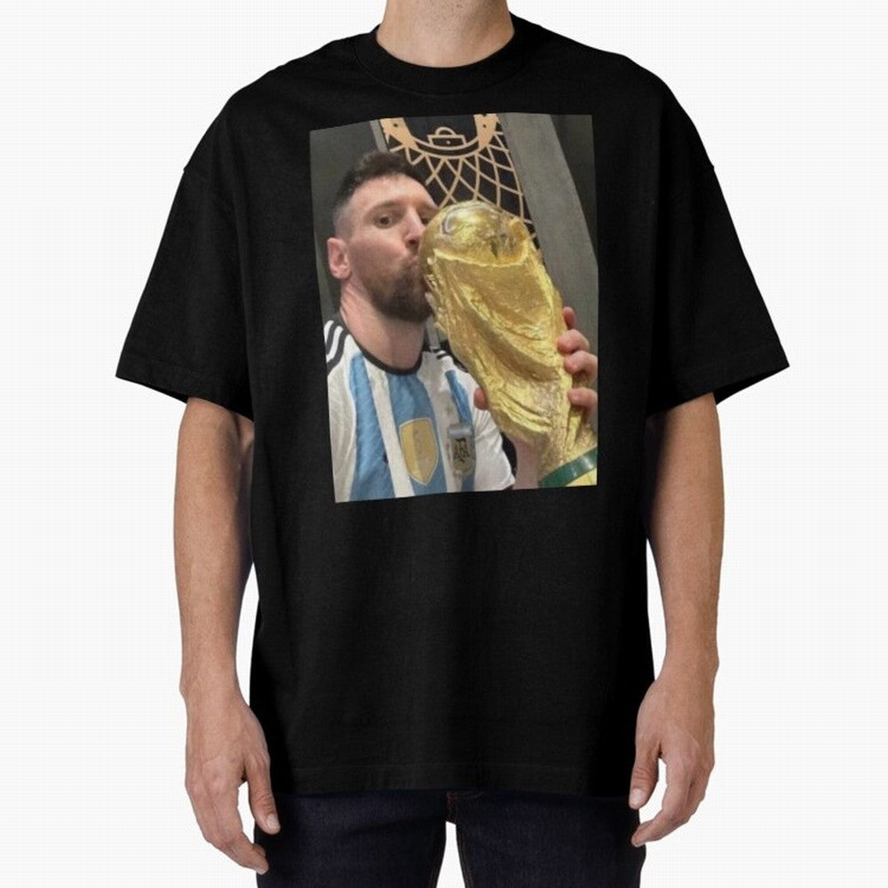 lionel Messi Oversized T-Shirt Celebrate Rivalries and Pride in the FIFA World Cup 2026 Group Stage Journey through Messi Highlights, Argentina Pride, Champion Mindset, Group Stage Buzz, Knockout Tension and Passionate Fan Culture; Made for Die