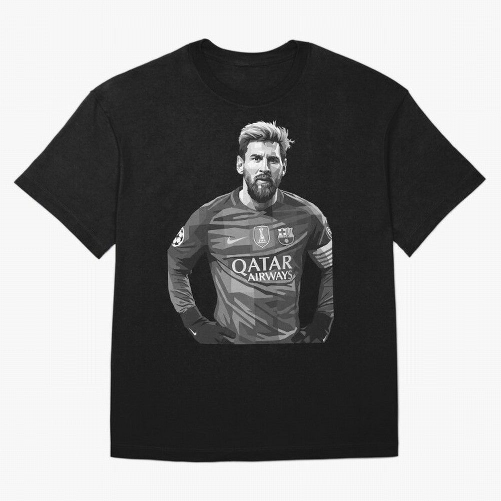 Messi grayscale Classic T-Shirt Bring Home FIFA World Cup 2026 Capturing Messi, Neymar and Mbappe, France Energy, Football Passion, Legendary Performances, Festival Vibes and Supporter Community; Made for Collectors Who Enjoy Iconic Players,