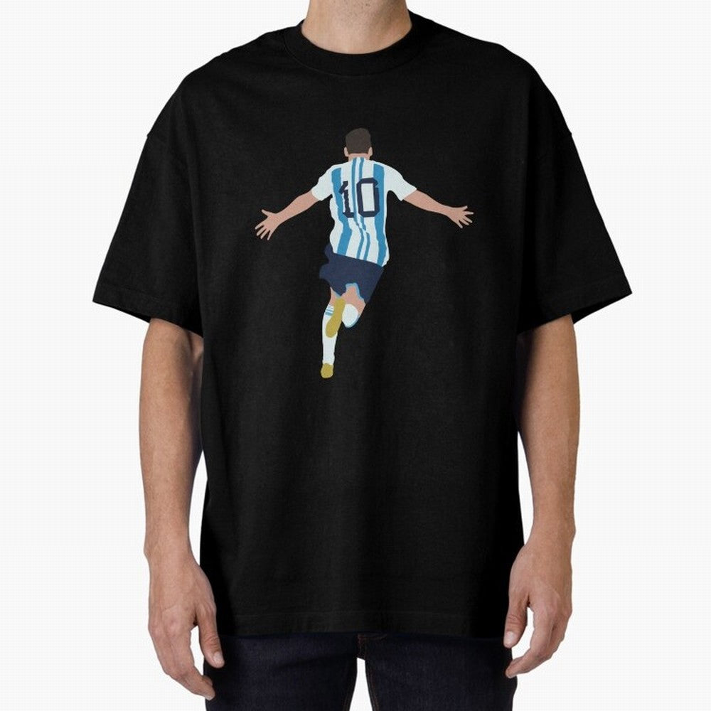 Lionel Messi minimalist illustration Classic T-Shirt Carry the Dream of FIFA World Cup 2026 USA Canada Mexico for Fans of Messi, Neymar and Mbappe and Netherlands, Bringing Football History, Final Match Energy, Crowd Noise and Once in a Lifetime