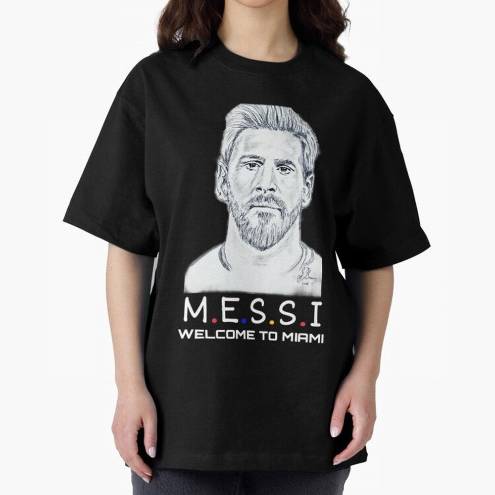 Lionel Messi, welcome to Miami Essential T-Shirt Celebrate Supporters United by FIFA World Cup 2026 USA Canada Mexico Spirit, Filled with Brazil, Portugal and Argentina, Mbappe, Supporter Pride, Iconic Celebrations, Legendary Names and Global Match