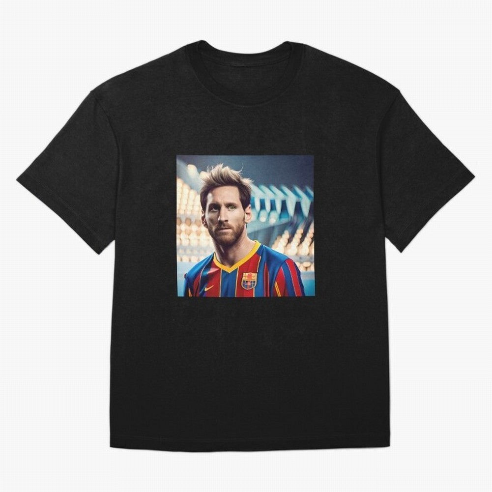 Messi Photo Realistic Paint Art Classic T-Shirt Join the Global Buzz around Global Football Passion for FIFA World Cup 2026 USA Canada Mexico, Centered on Cristiano Ronaldo, Haaland and CR7, France, Champion Mindset, Group Stage Buzz, Knockout