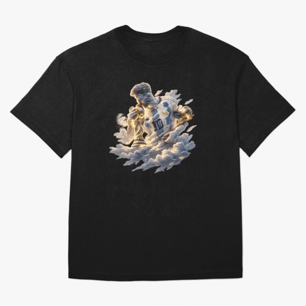Lionel Messi ¨C Divine Number 10 Oversized T-Shirt Back Your Heroes with Match Day Hype around FIFA World Cup 2026, Mbappe and Neymar, England, Champion Mindset, Group Stage Buzz, Knockout Tension and Passionate Fan Culture; Perfect for Supporters