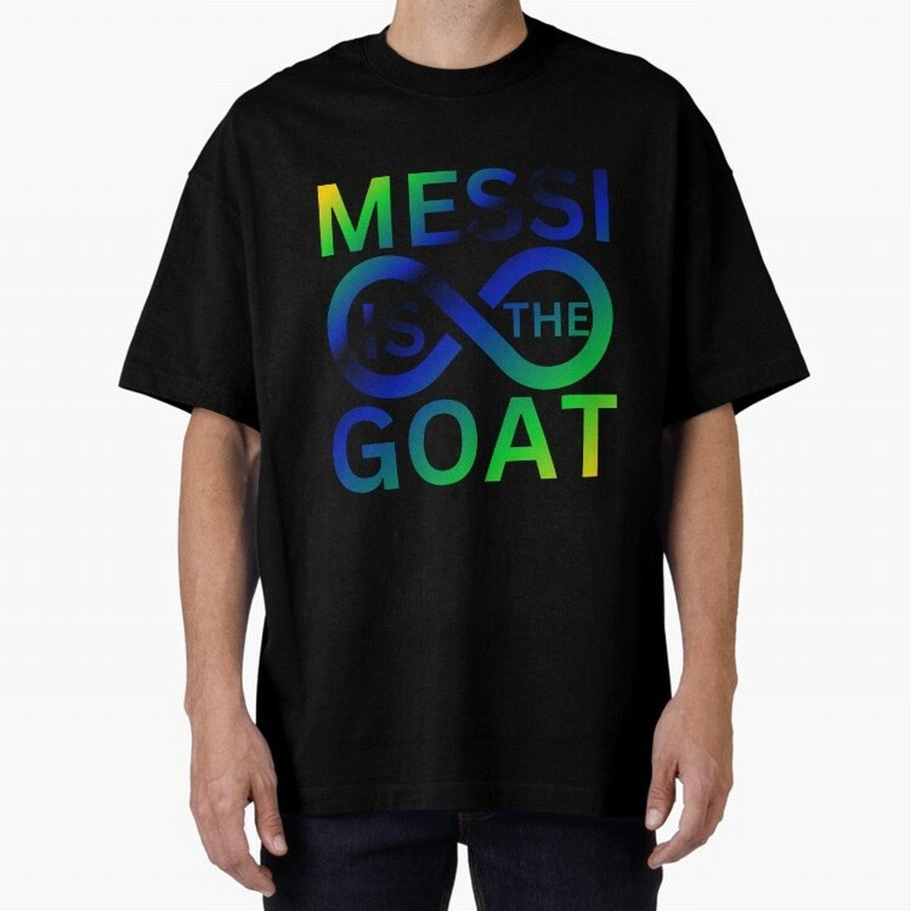 Messi is the GOAT Oversized T-Shirt Represent the Passion of Global Football Passion for FIFA World Cup 2026 Group Stage, Capturing Messi, Portugal, Spain and Germany, Stadium Memories, Football Loyalty, International Chants and Championship