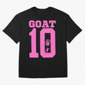 Miami Champions The Goat 10 Oversized T-Shirt Feel International Energy from Global Football Passion for FIFA World Cup 2026, Filled with CR7, France, Football Passion, Legendary Performances, Festival Vibes and Supporter Community; Perfect for