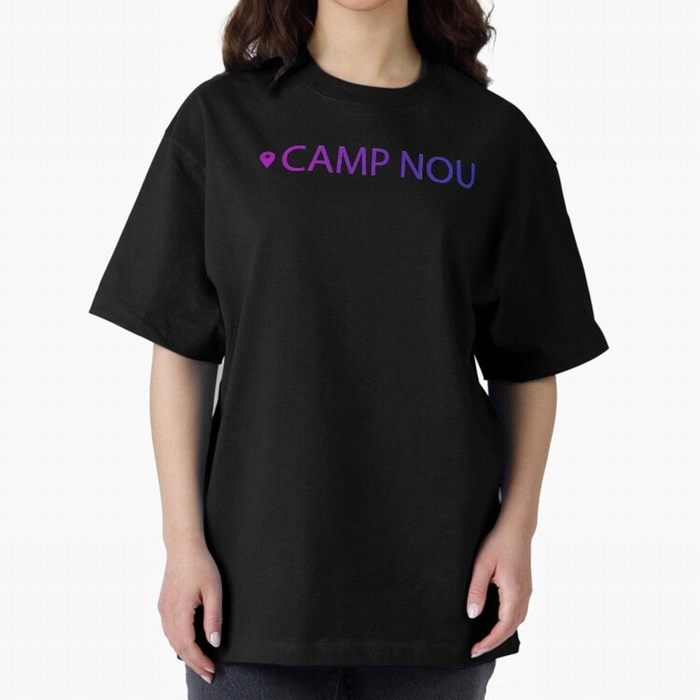 Camp Nou Barcelona Stadium Location Print Classic T-Shirt Celebrate Global Passion for FIFA World Cup 2026 for Fans of Haaland and Brazil, Portugal and Argentina, Bringing Goal Celebration Energy, Supporter Heritage, Football Icons and Worldwide