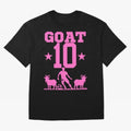 The Goat 10 Miami Champion Classic T-Shirt Represent the Passion of Match Day Hype around FIFA World Cup 2026 USA Canada Mexico, Messi, Spain, Football Passion, Legendary Performances, Festival Vibes and Supporter Community; Ideal for Passionate