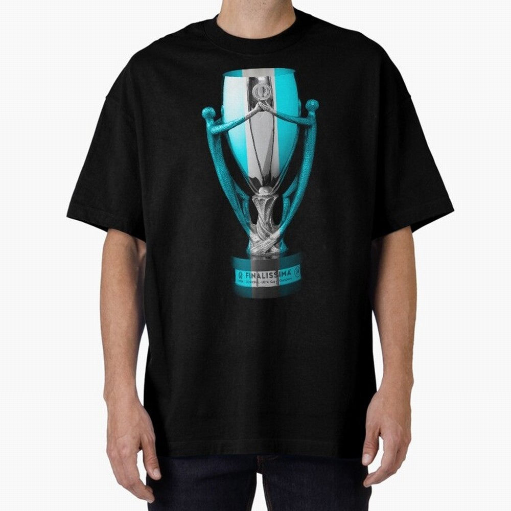 Final 2022 Oversized T-Shirt Bring Stadium Energy to Global Football Passion for FIFA World Cup 2026 Group Stage, Driven by CR7 and Messi, Portugal, Spain and Germany, Stadium Memories, Football Loyalty, International Chants and Championship