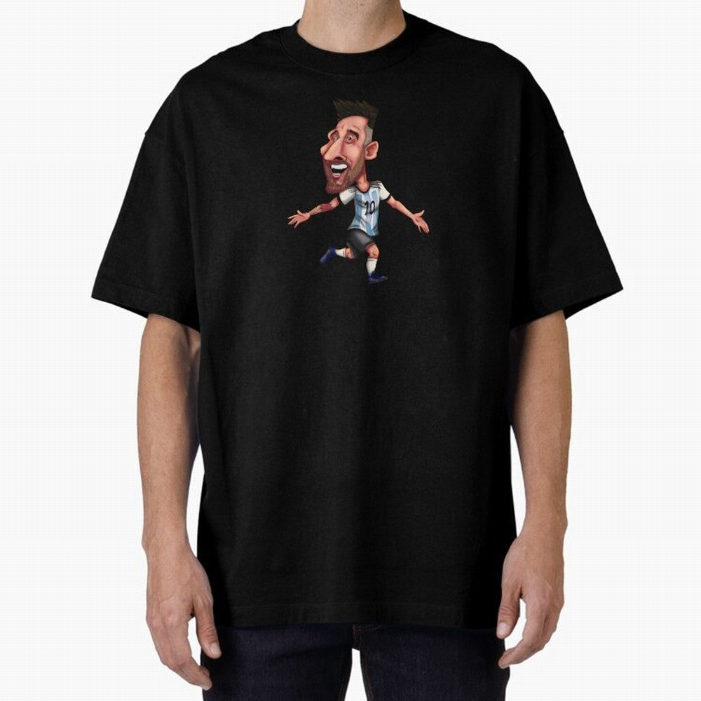 Lionel Messi Sticker Oversized T-Shirt Make Memories around the FIFA World Cup 2026 Group Stage Journey through Messi, Neymar and Mbappe Highlights, Brazil Pride, Fan Favorite Moments, National Team Passion, Big Match Drama and Soccer History;