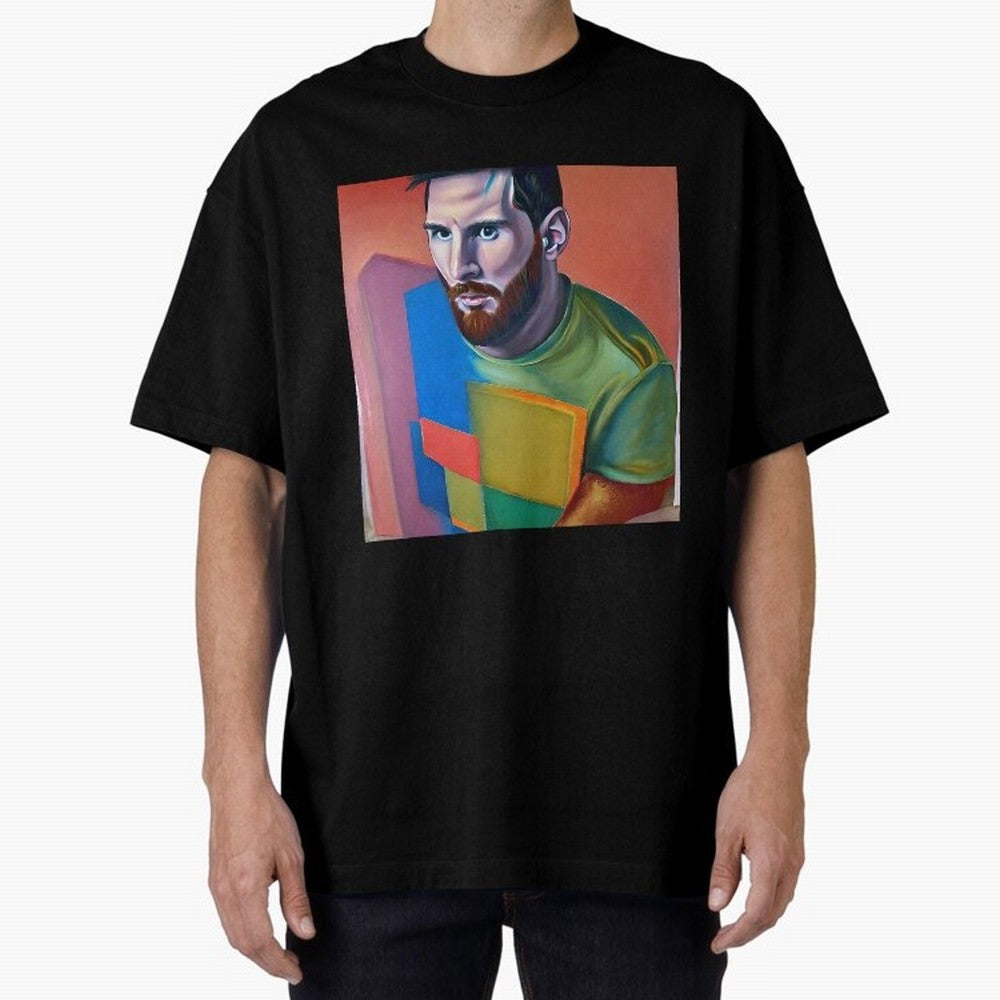 Lionel Oversized T-Shirt Bring World Football Passion into Global Football Passion for FIFA World Cup 2026 USA Canada Mexico, Centered on Mbappe, France and Portugal, Football Passion, Legendary Performances, Festival Vibes and Supporter Community;