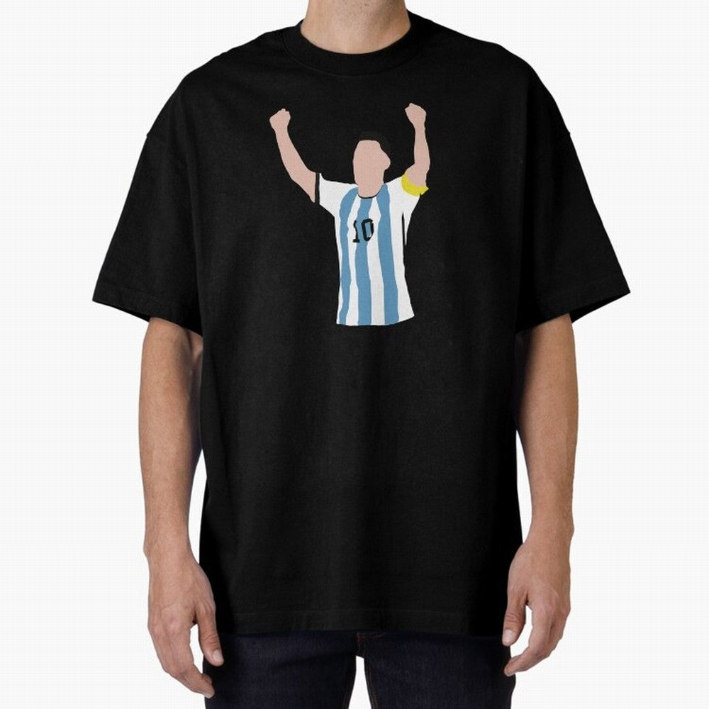 Lionel Messi Classic T-Shirt Show Fan Pride Across Match Day Hype around FIFA World Cup 2026 Group Stage, Neymar, Haaland and Cristiano Ronaldo, Brazil, Portugal and Argentina, Champion Mindset, Group Stage Buzz, Knockout Tension and Passionate Fan