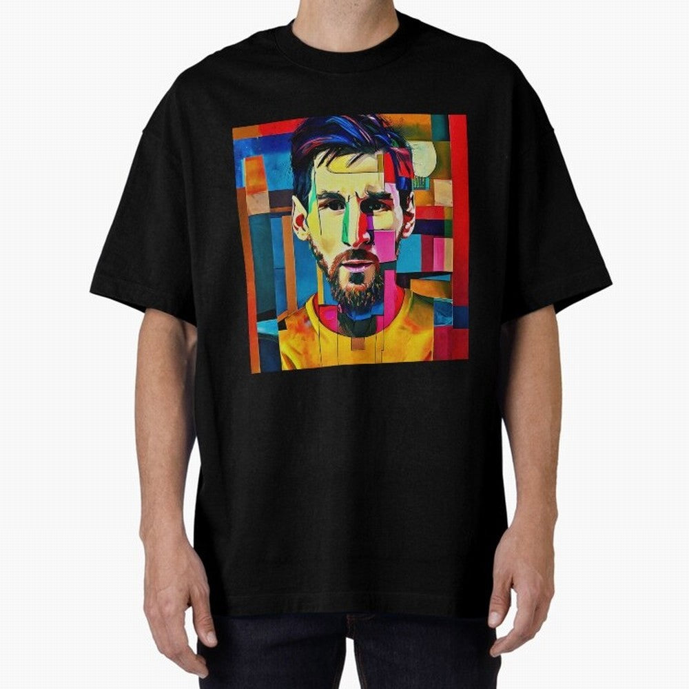 art grafic of Messi Classic T-Shirt Honor Football Greatness during Match Day Hype around FIFA World Cup 2026 Group Stage, Cristiano Ronaldo, Haaland and CR7, Portugal, Spain and Germany, Champion Mindset, Group Stage Buzz, Knockout Tension and