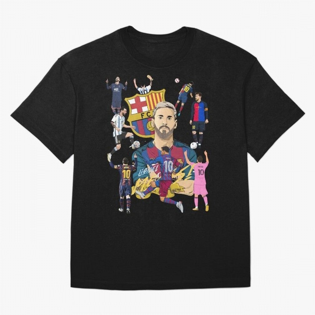 MiaMessi Premium Oversized T-Shirt Create Match Day Hype around FIFA World Cup 2026 Group Stage, CR7, Portugal, Goal Celebration Energy, Supporter Heritage, Football Icons and Worldwide Tournament Joy; Ideal for Passionate Fans Who Love Underdog
