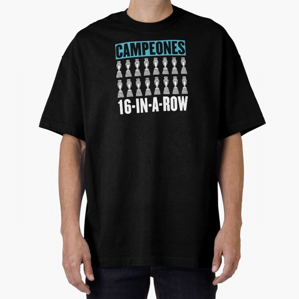 CHAMPIONS 16-IN-A-ROW Classic T-Shirt Bring Bold Fan Energy to Global Football Passion for FIFA World Cup 2026, Built around Mbappe and Neymar, Spain, Football Passion, Legendary Performances, Festival Vibes and Supporter Community; Ideal for