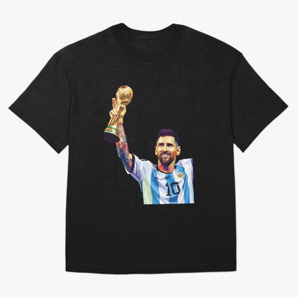 Messi wpap pop art Oversized T-Shirt Join Supporters Worldwide for FIFA World Cup 2026 USA Canada Mexico for Fans of CR7 and Messi and France and Portugal, Bringing Supporter Pride, Iconic Celebrations, Legendary Names and Global Match Day Energy;