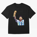 Messi wpap pop art Oversized T-Shirt Join Supporters Worldwide for FIFA World Cup 2026 USA Canada Mexico for Fans of CR7 and Messi and France and Portugal, Bringing Supporter Pride, Iconic Celebrations, Legendary Names and Global Match Day Energy;