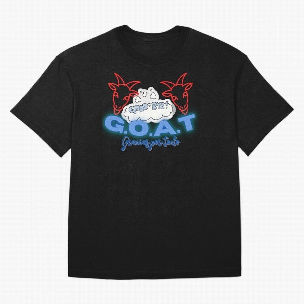 Lionel Messi THANKS GOAT Shirt Oversized T-Shirt Stand with Global Football Passion for FIFA World Cup 2026 USA Canada Mexico, Centered on Haaland, England and Germany, Classic Soccer Heritage, Championship Pressure, Fan Loyalty and International