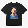 Messi wpap pop art Classic T-Shirt Relive Match Day Hype around FIFA World Cup 2026 USA Canada Mexico, Mbappe and Neymar, Brazil, Retro Football Energy, Iconic Rivalries, Trophy Chase Drama and Stadium Atmosphere; Ideal for Fans Who Follow Messi,