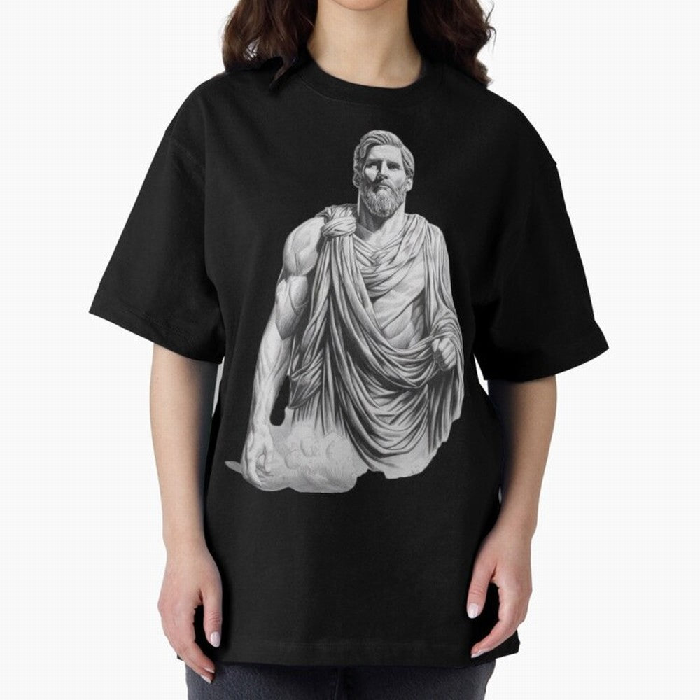 Lionel Messi - Greek God Zeus Classic T-Shirt Experience the Global Stage of Global Football Passion for FIFA World Cup 2026, Made for Mbappe and Neymar, Netherlands, Global Supporter Spirit, Legendary Goals, National Colors and Tournament