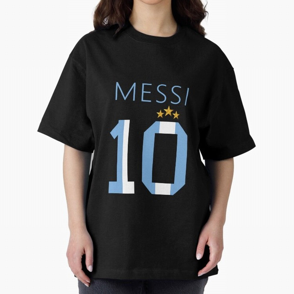 Messi argentina number 10 with 3 stars ver 1 Classic T-Shirt Get Ready for the FIFA World Cup 2026 Journey through Mbappe and Neymar Highlights, Brazil, Portugal and Argentina Pride, Football History, Final Match Energy, Crowd Noise and Once in a