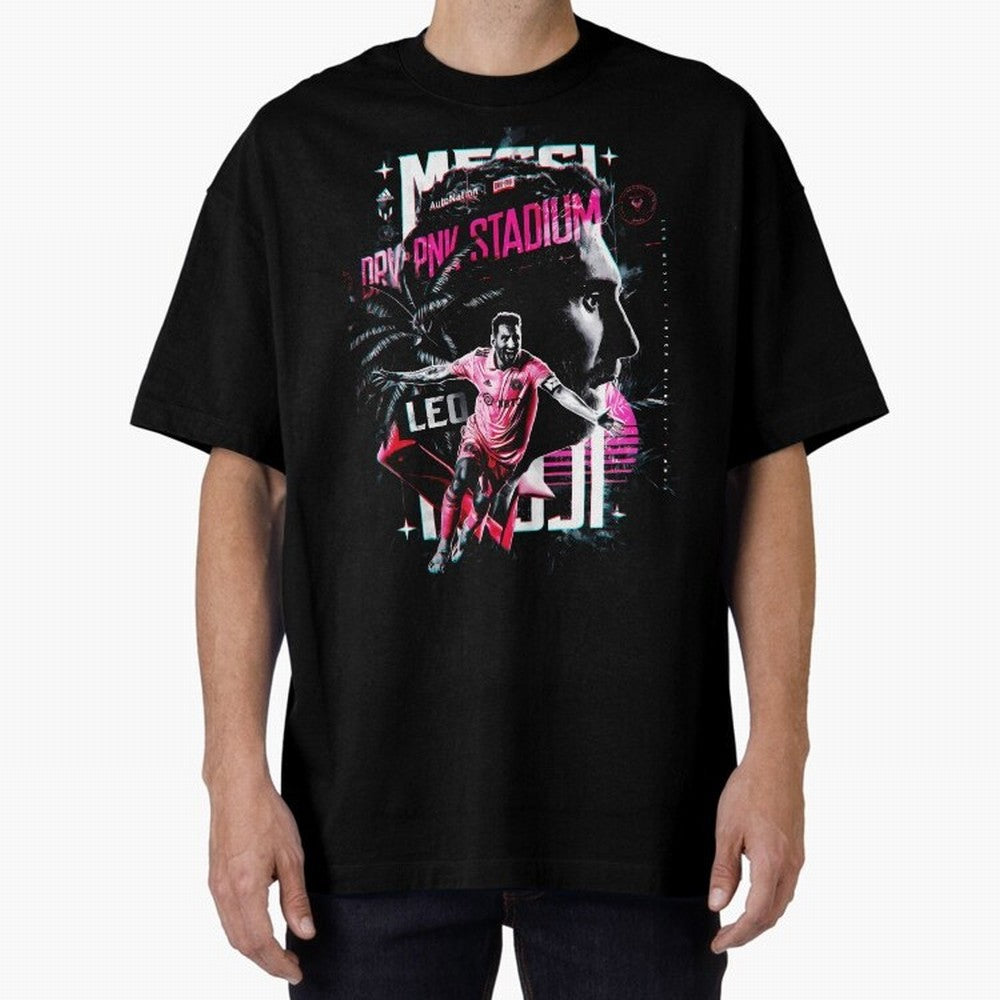 Messi The GOAT Oversized T-Shirt Bring International Match Energy to FIFA World Cup 2026 Group Stage Inspired by Messi, Brazil Energy, Championship Spirit, Famous Goals, Roaring Crowds and International Football Unity; Great for Watch Parties,